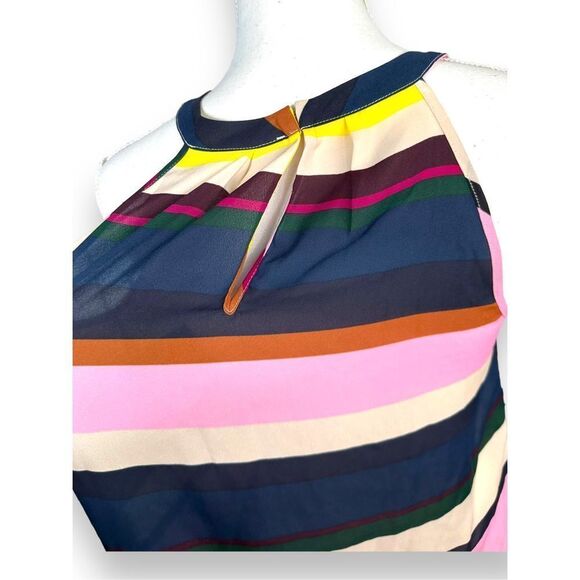 Violet and Claire Block striped Flowy Tank - Picture 4 of 5